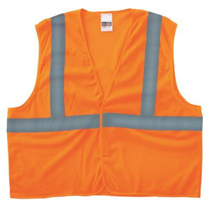 Anchor Brand Class 2 Super Econo Safety Vests with Hook and Loop Closure