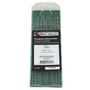 Best Welds Pure Ground Tungsten Electrodes
