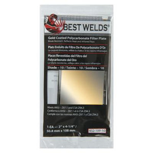 Best Welds Gold Coated Filter Plate