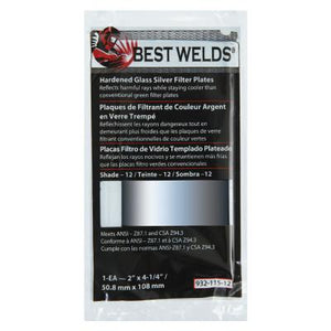 Best Welds Glass Silver Mirror Filter Plate